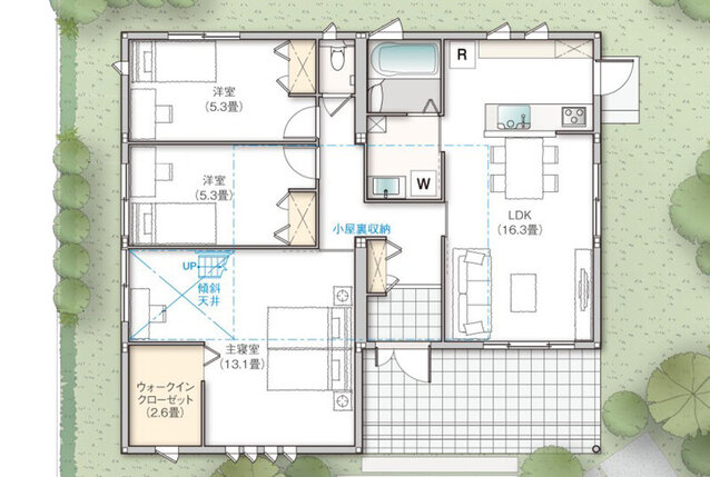 ワンフロアで家族の気配を感じられる家 | 茨城セキスイハイム | 茨城県