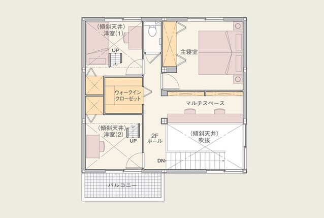 プライベートを確保した小屋裏のある暮らし | 茨城セキスイ