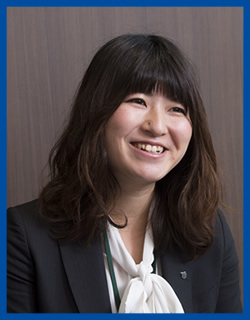 資産活用部 分譲課 営業 小松崎 朋奈(2013年入社)